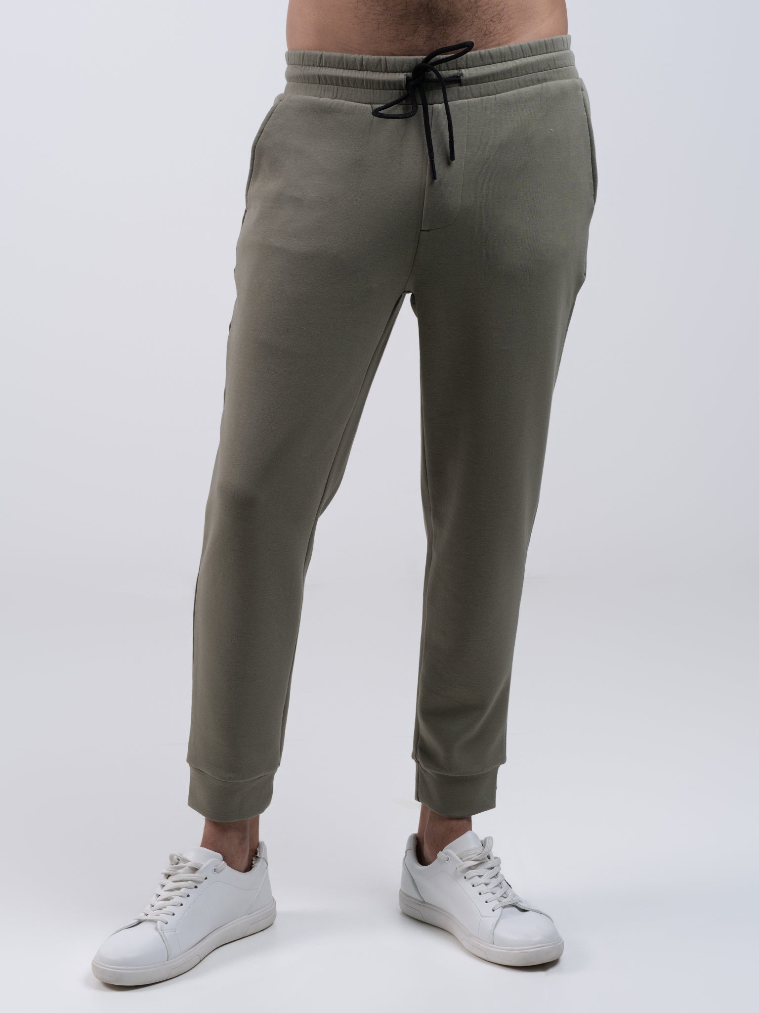 DEEDAT Jogger Fit Plain Bottom - Green