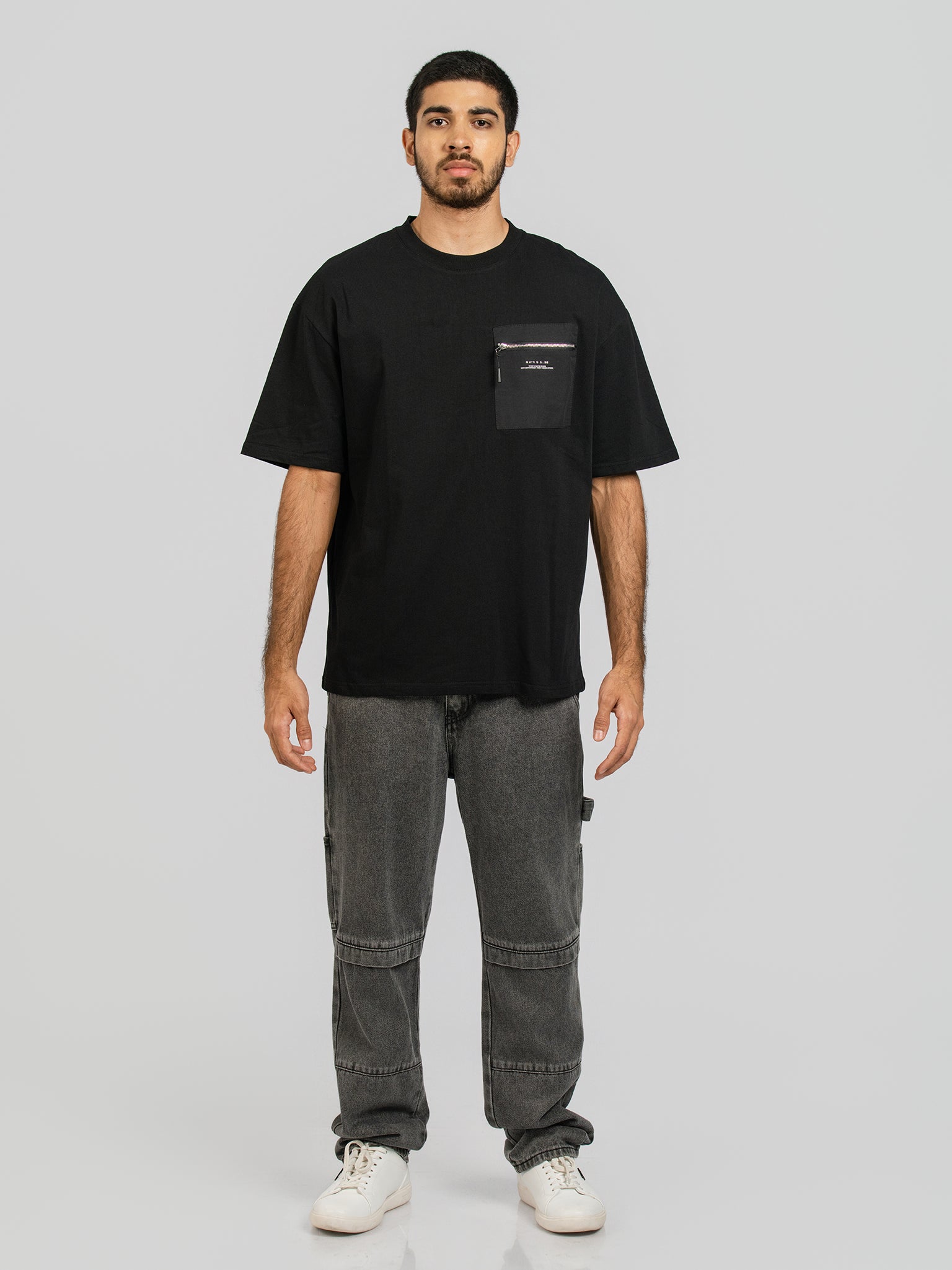 DEEDAT Oversized Tees - Black