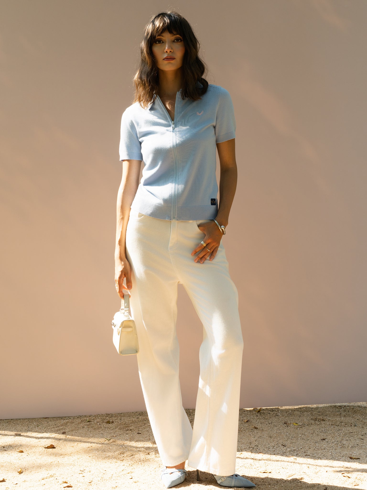 DEEDAT PORTOFINO Women's Polo Tees – Light Blue