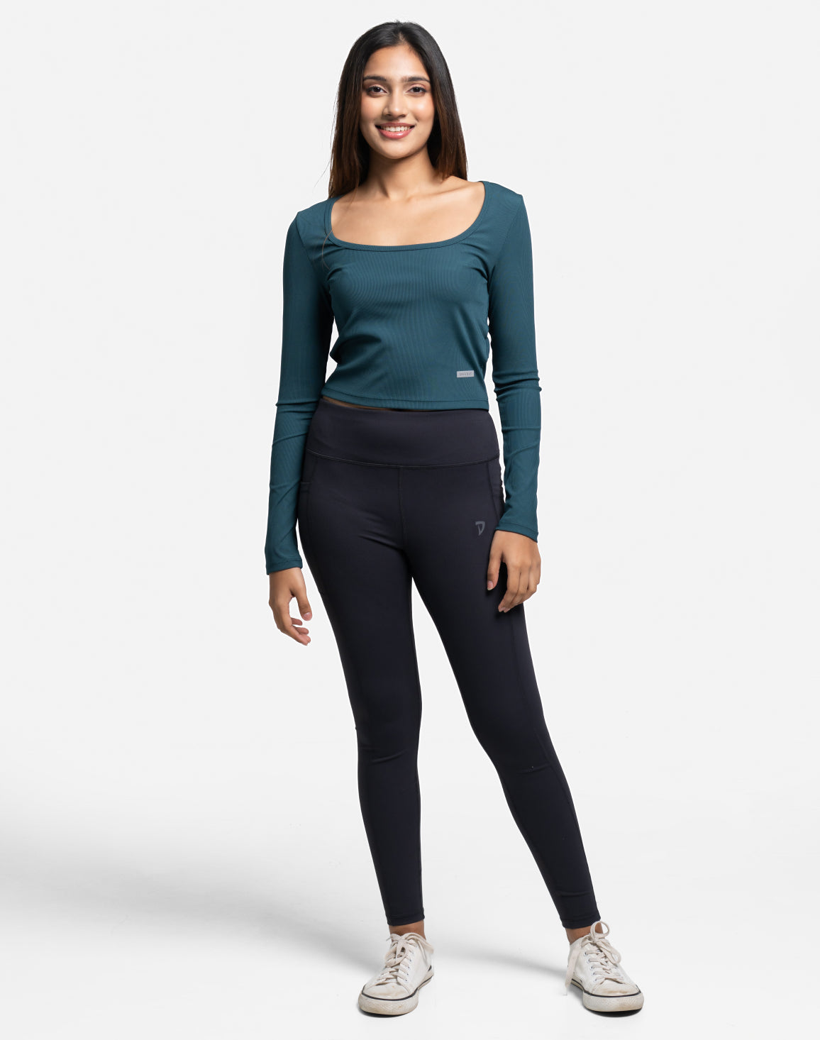 DEEDAT Women Long Sleeve Tee - Green