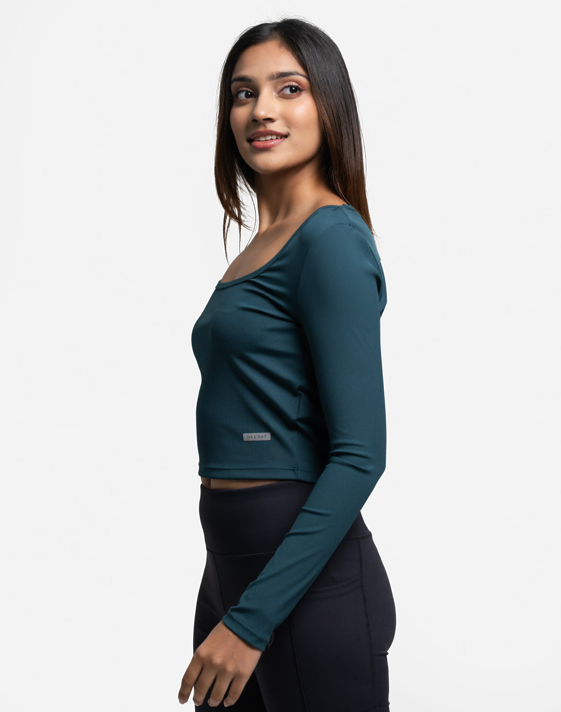 DEEDAT Women Long Sleeve Tee - Green