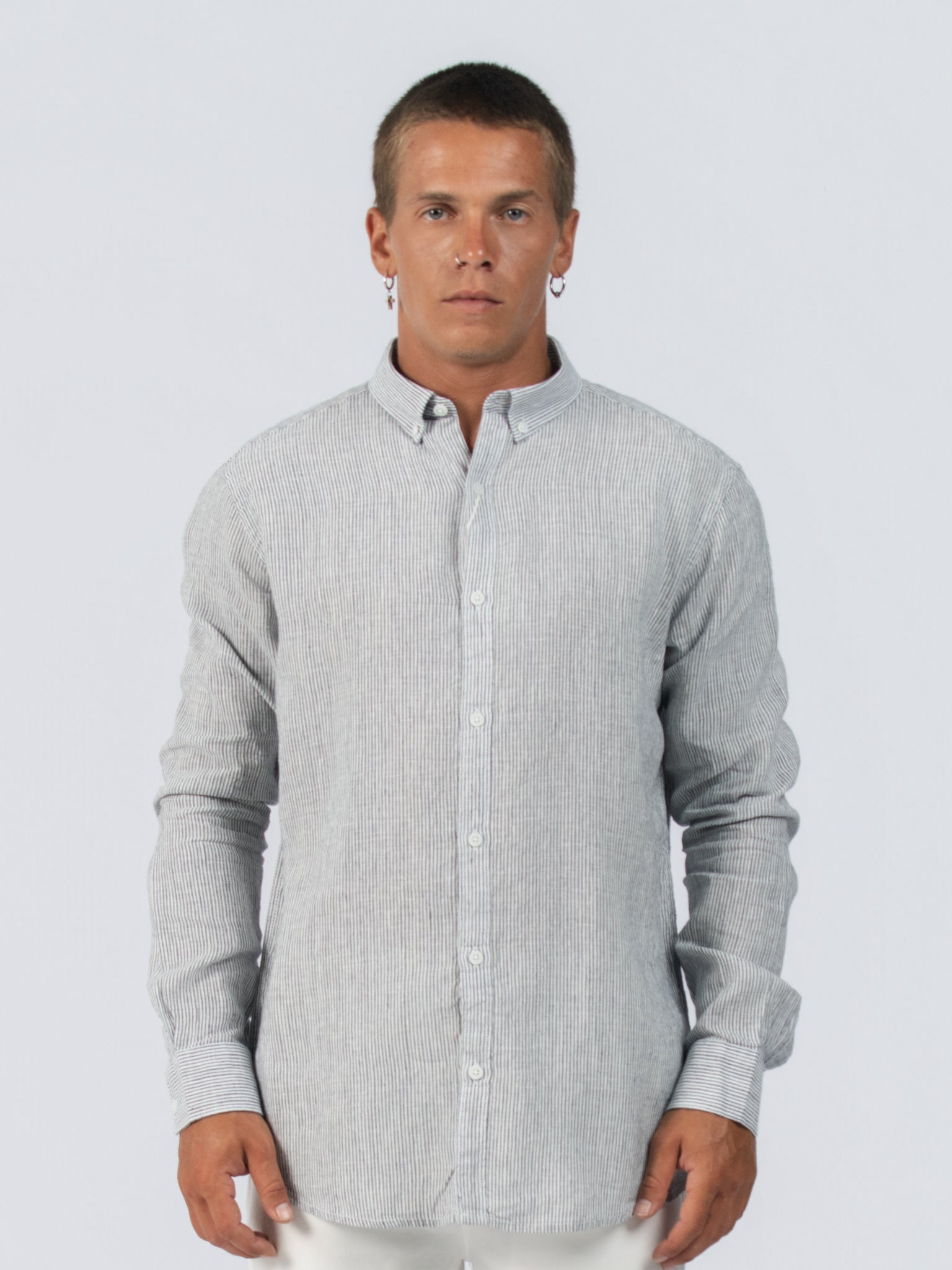 DEEDAT Regular Fit Casual Shirt - Black