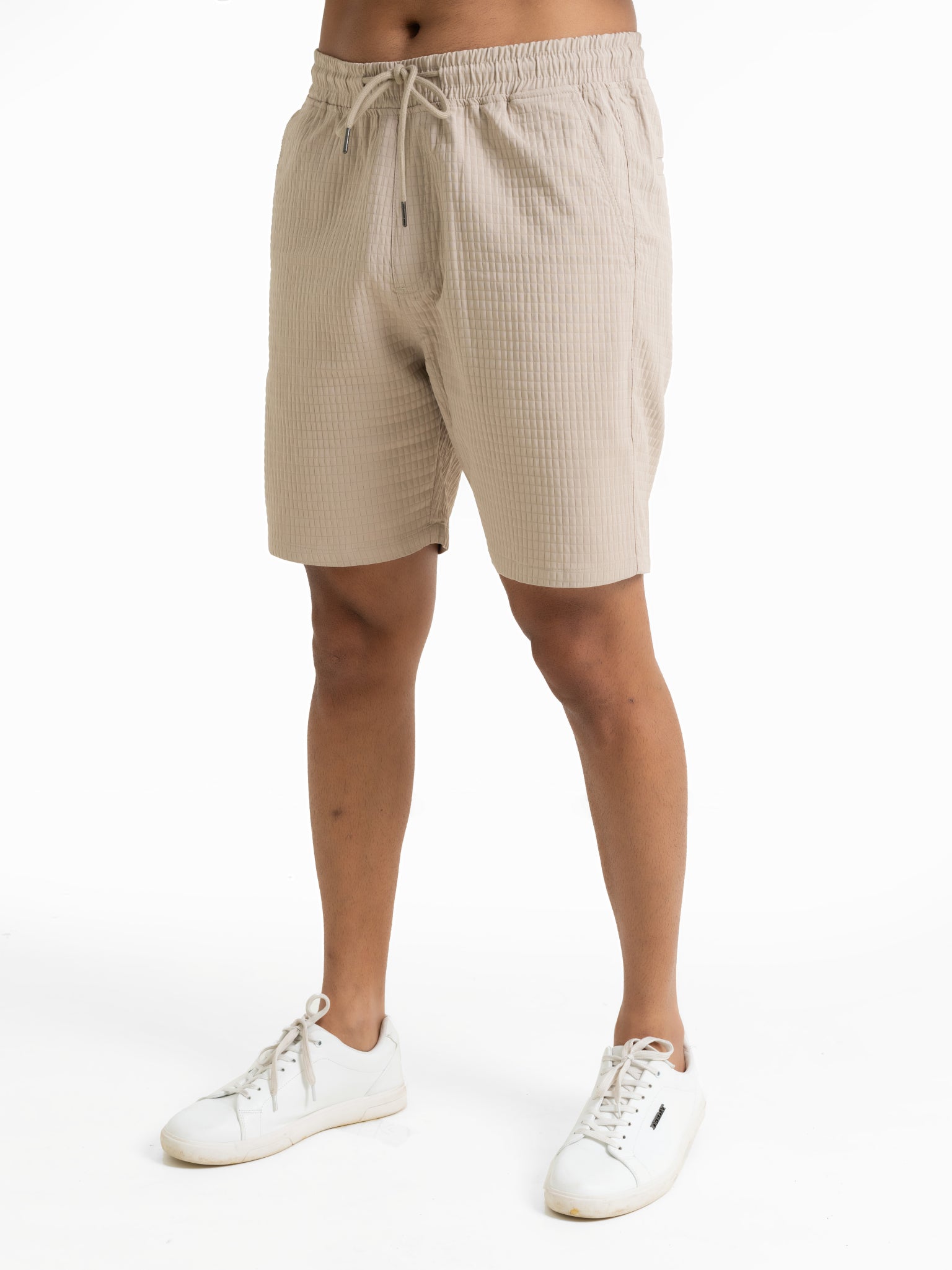 DEEDAT NATURE VERSE Regular Fit Casual Short - Beige