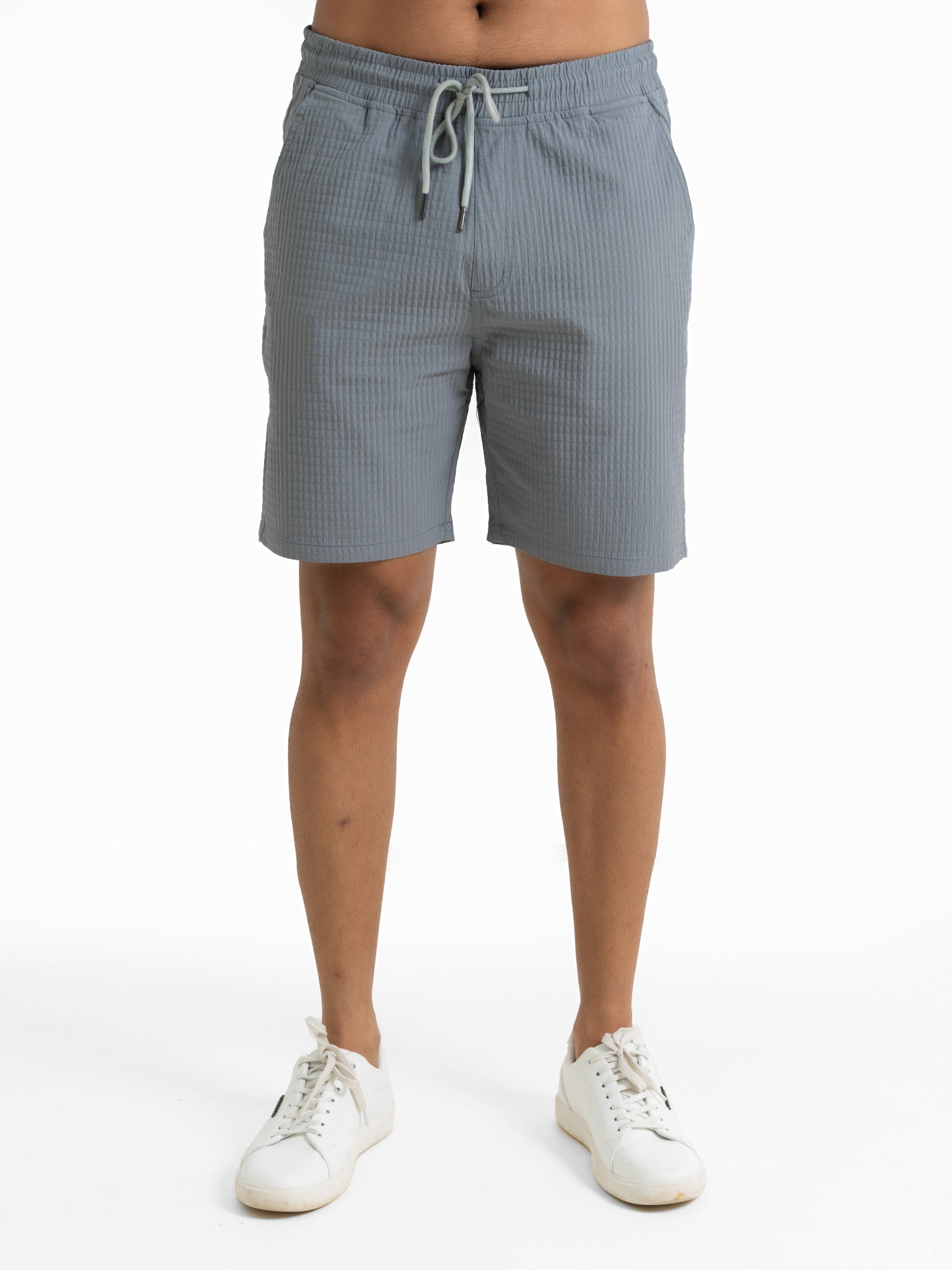 DEEDAT NATURE VERSE Regular Fit Casual Short - Light Gray