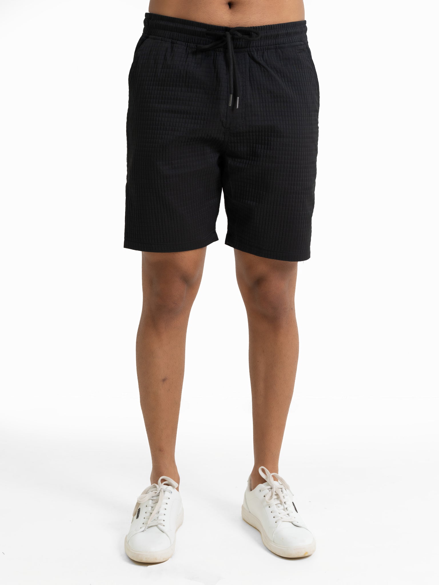 DEEDAT NATURE VERSE Regular Fit Casual Short - Black