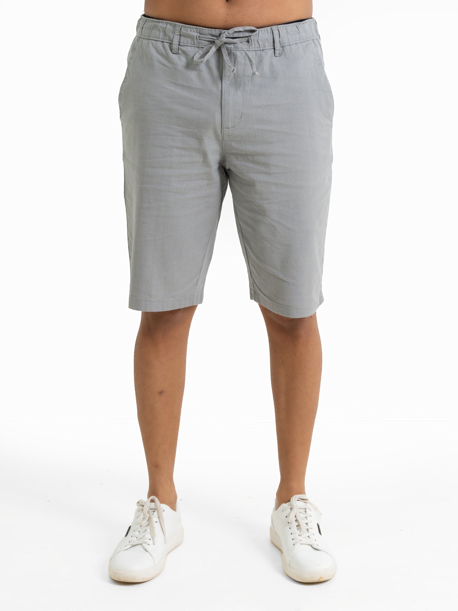 DEEDAT TUSCAN HUES Regular Fit Casual Short - Grey