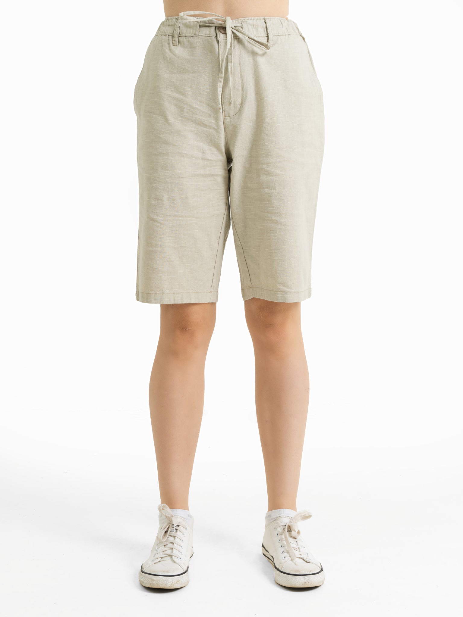 DEEDAT TUSCAN HUES Regular Fit Casual Short - Beige