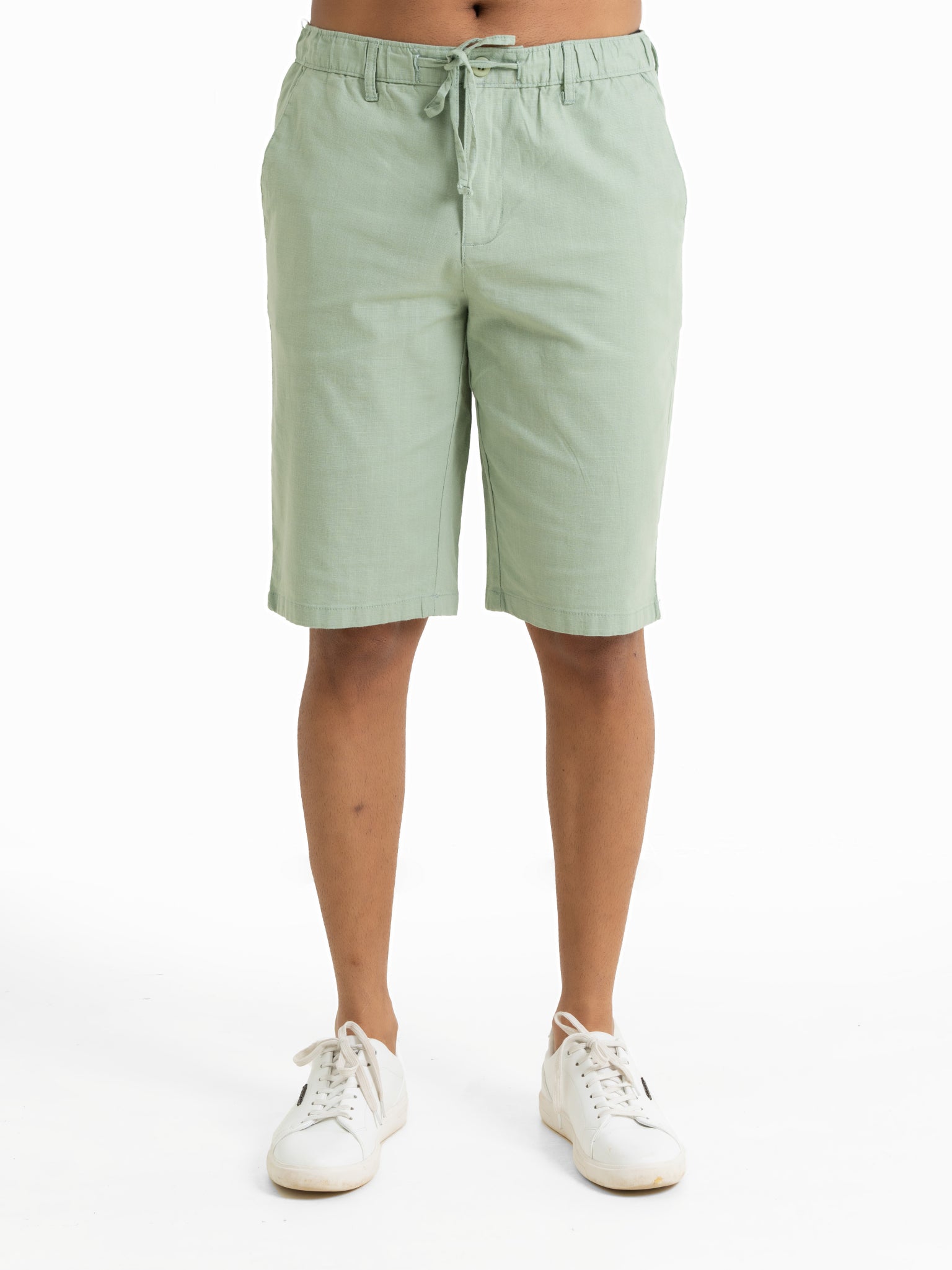 DEEDAT TUSCAN HUES Regular Fit Casual Short - Mint Green