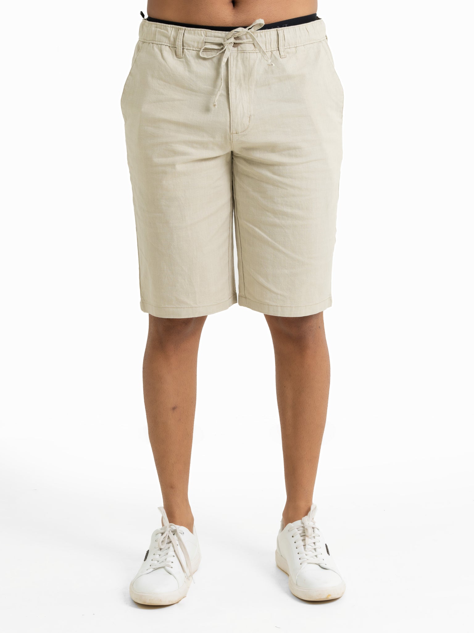 DEEDAT TUSCAN HUES Regular Fit Casual Short - Beige