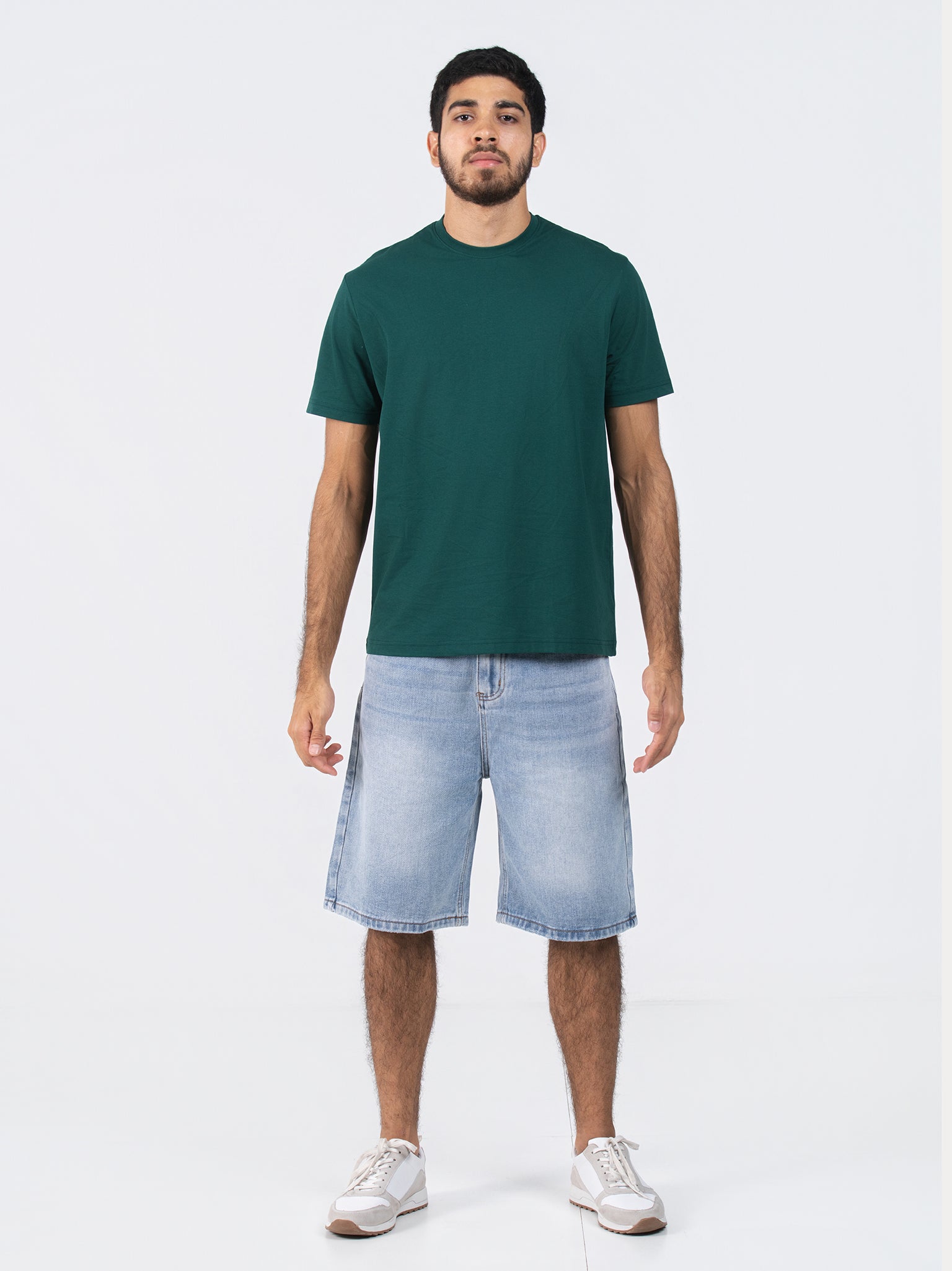 DEEDAT Denim Jorts - Light Blue