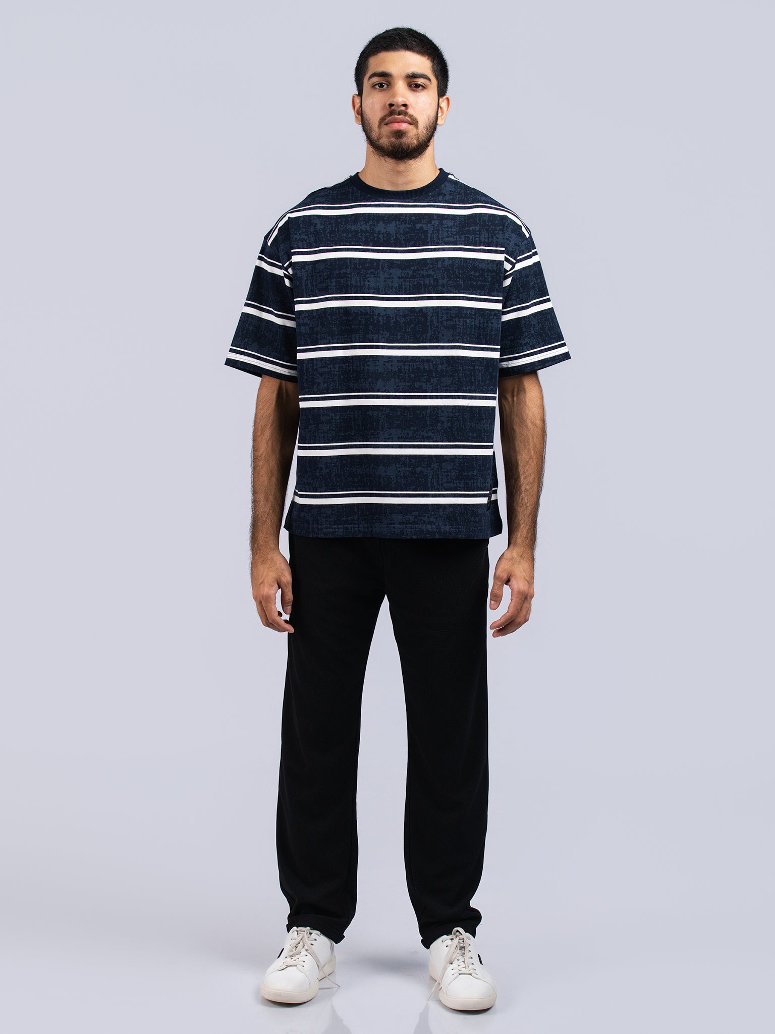 DEEDAT MAVERIC Oversized Tees - Navy