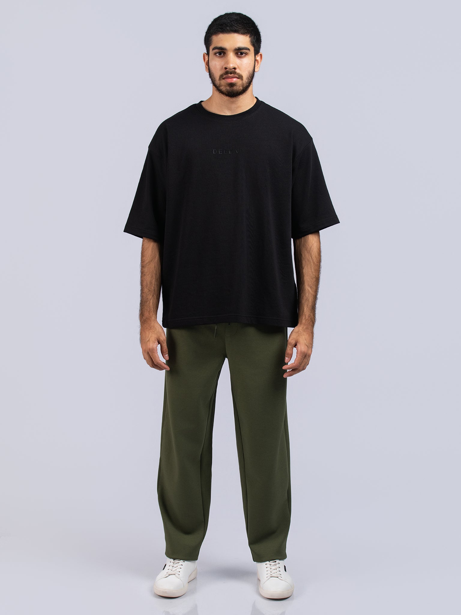 DEEDAT Standard Hem Jogger Fit Bottom - Olive