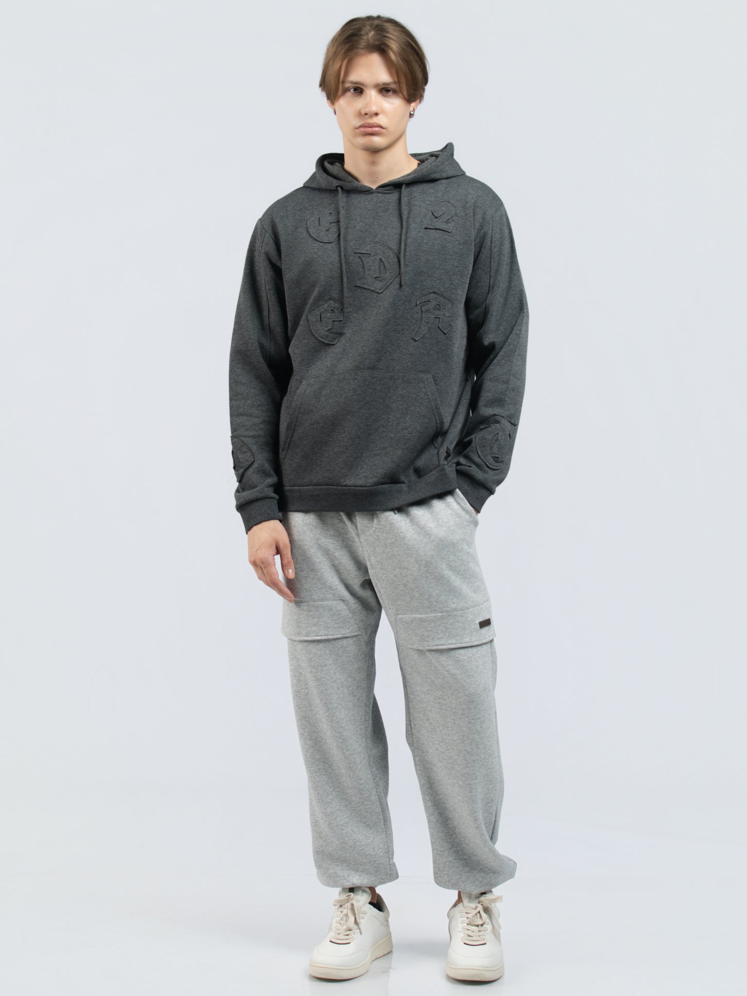 DEEDAT MNML WRLD Hoodie - Grey
