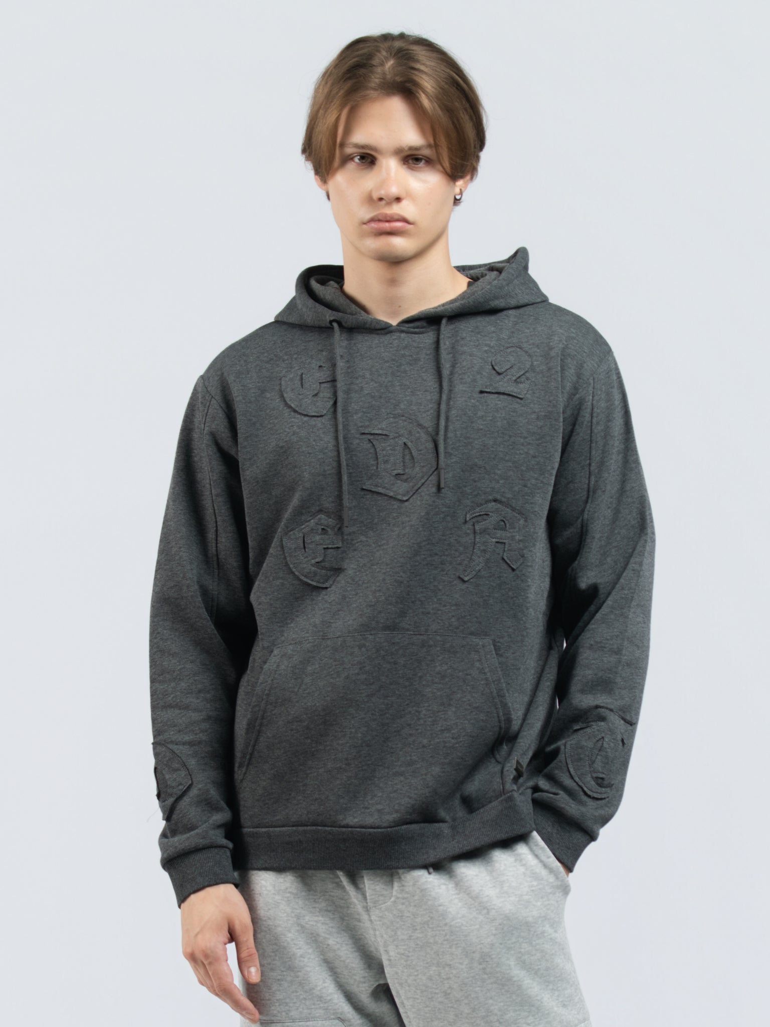 DEEDAT MNML WRLD Hoodie - Grey