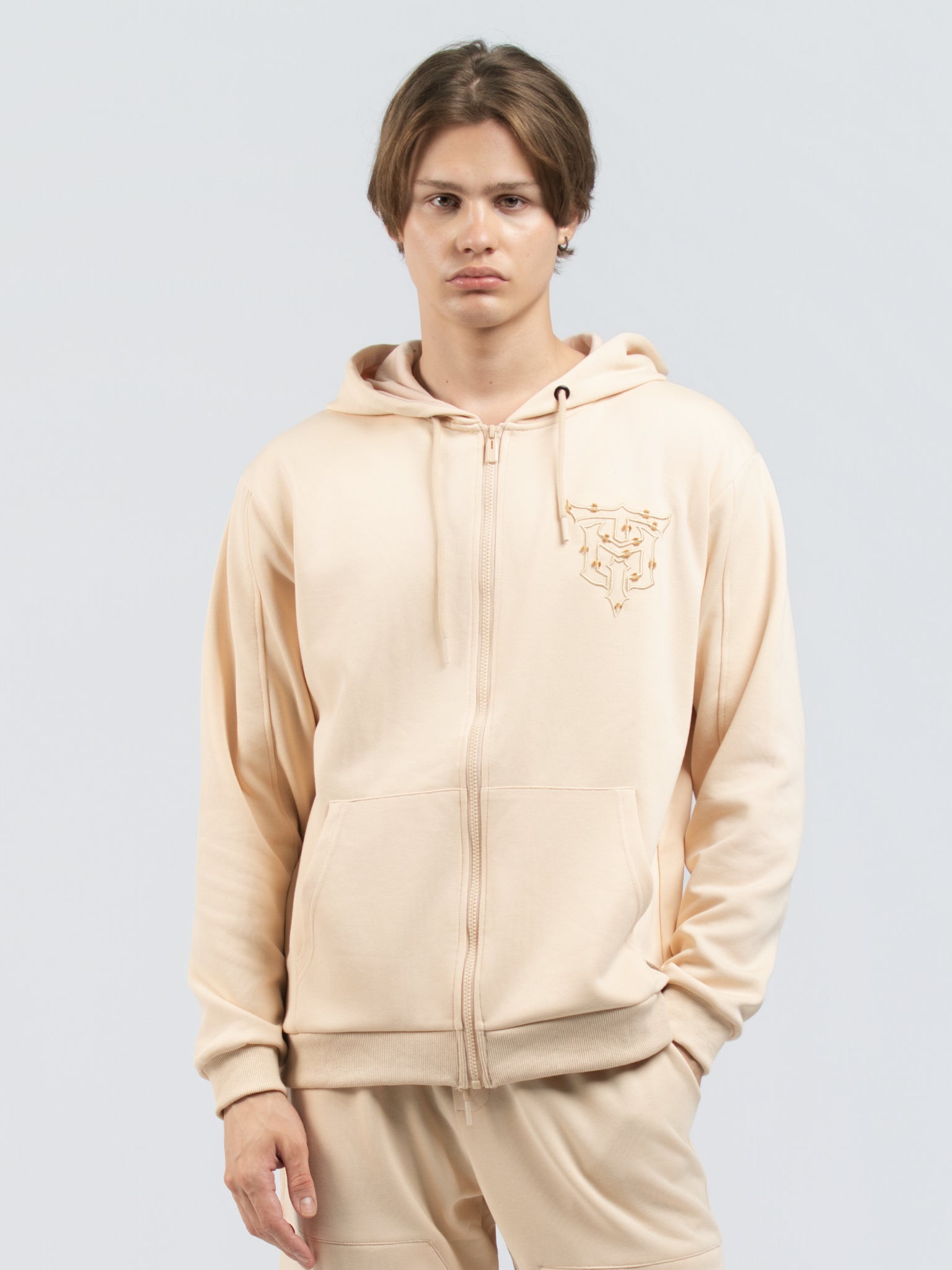 DEEDAT MNML WRLD Hoodie - Beige