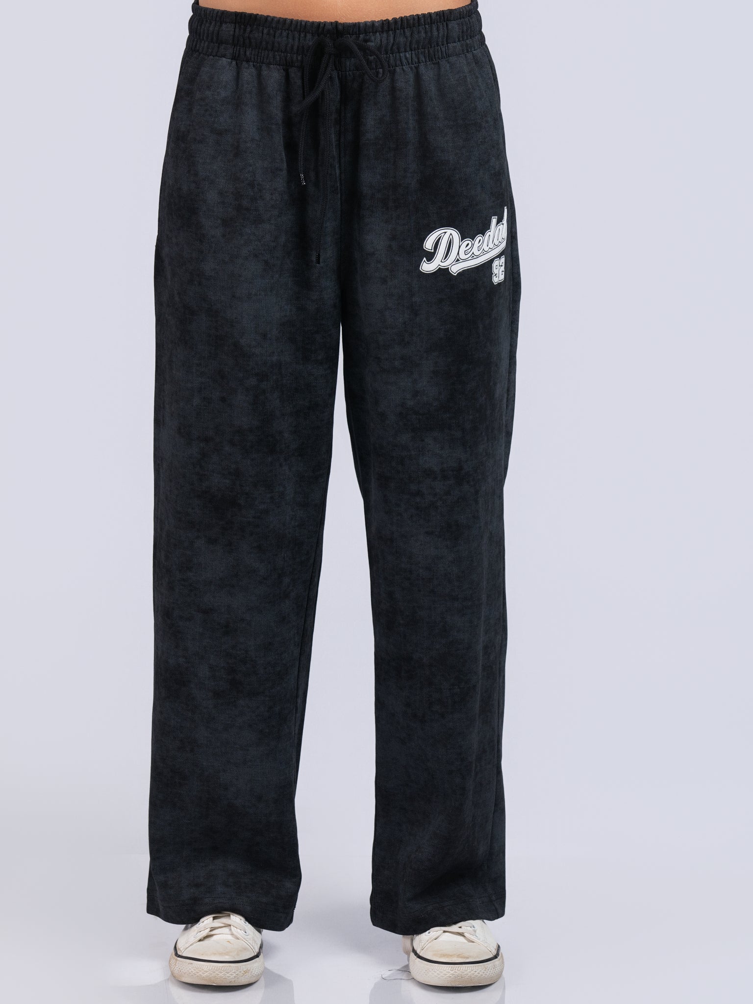 DEEDAT Women's Oversized Pant- Black