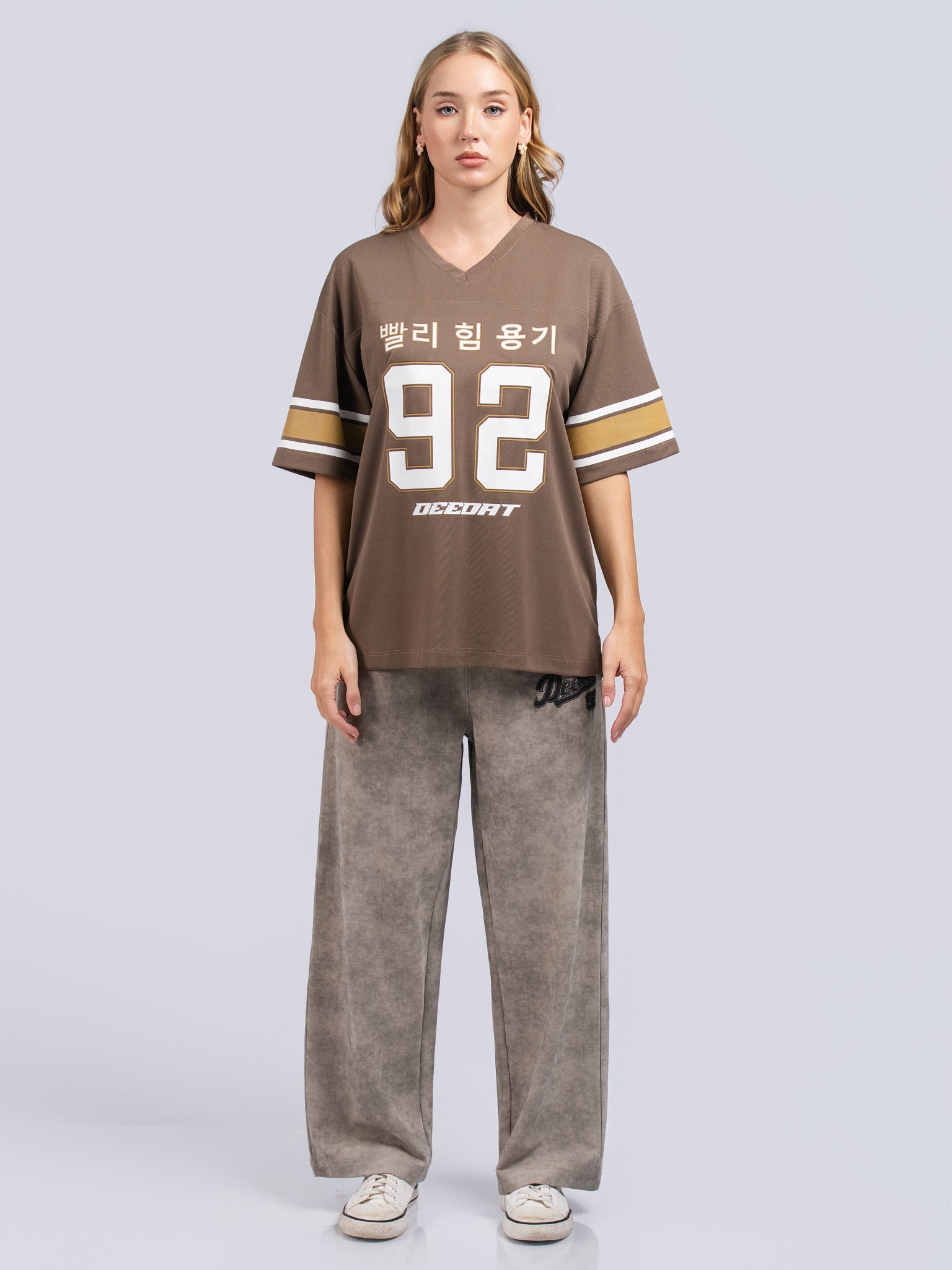 DEEDAT Women's Oversized Pant - Khaki