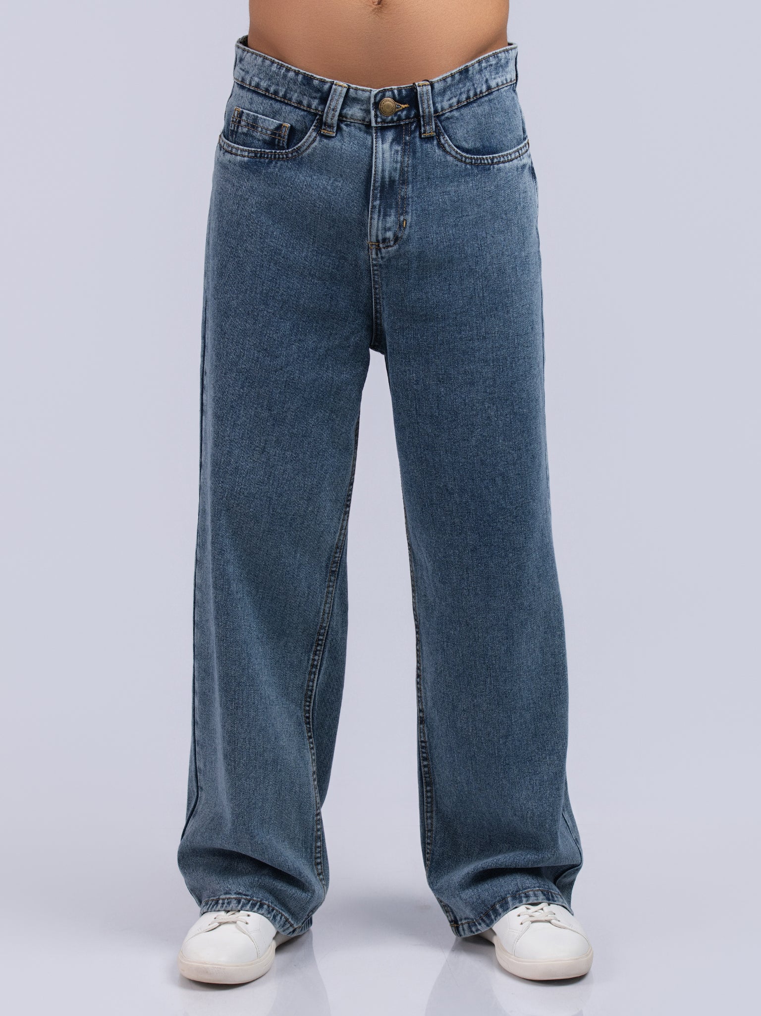 DEEDAT Oversize Jeans - Light Blue