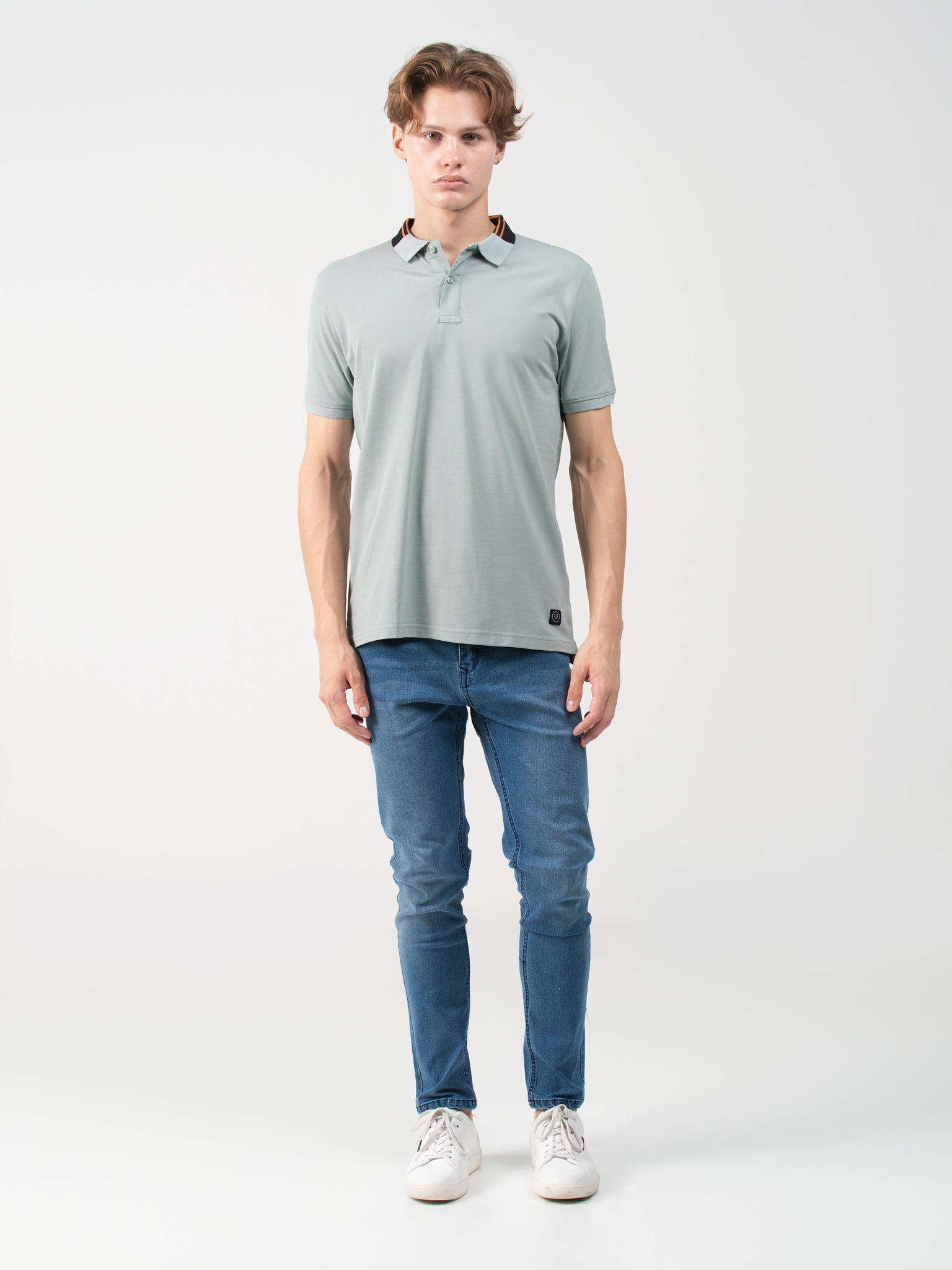 DEEDAT Skinny Fit Jeans - Steel Blue