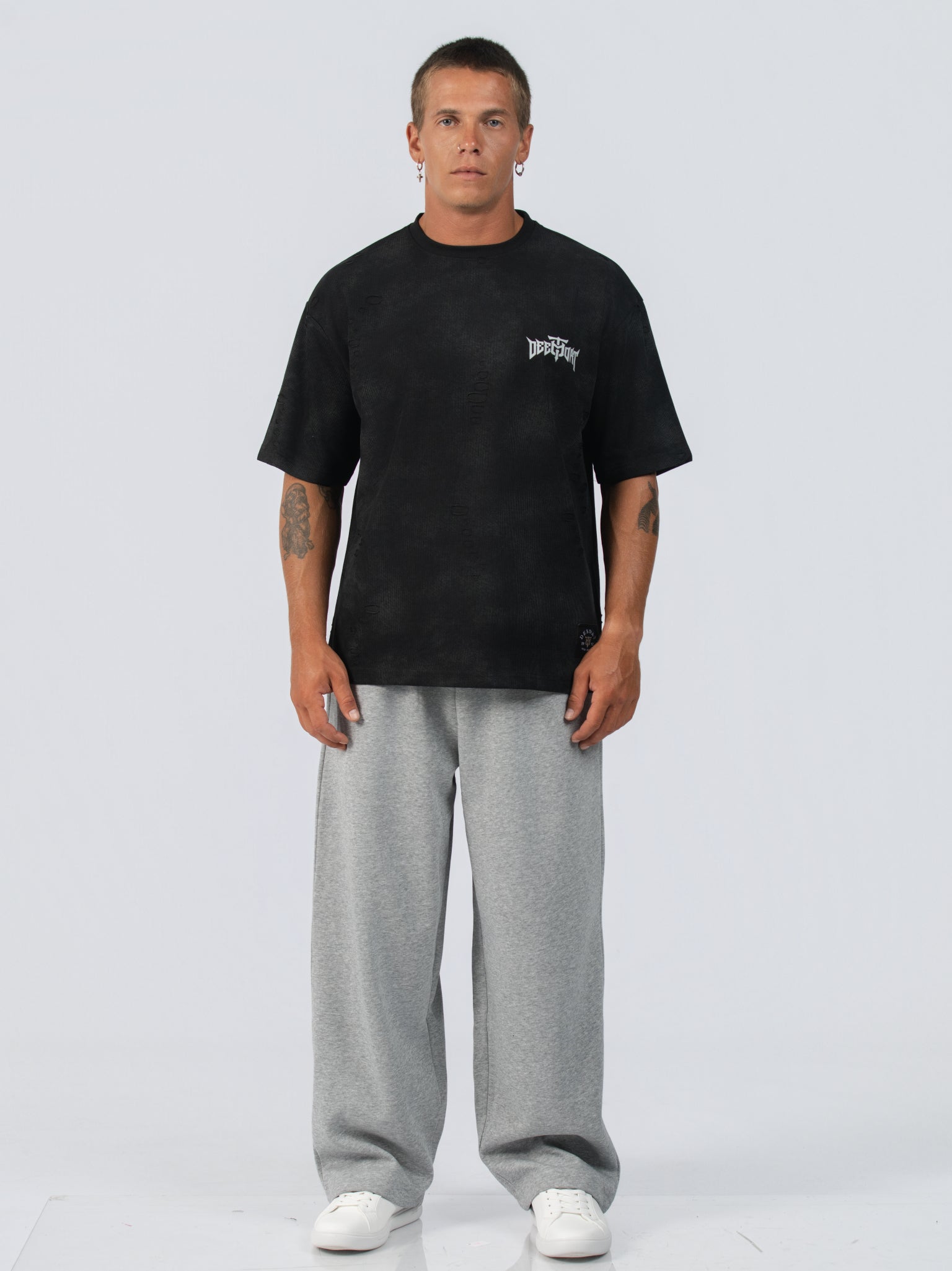 DEEDAT Oversized Bottom - Gray