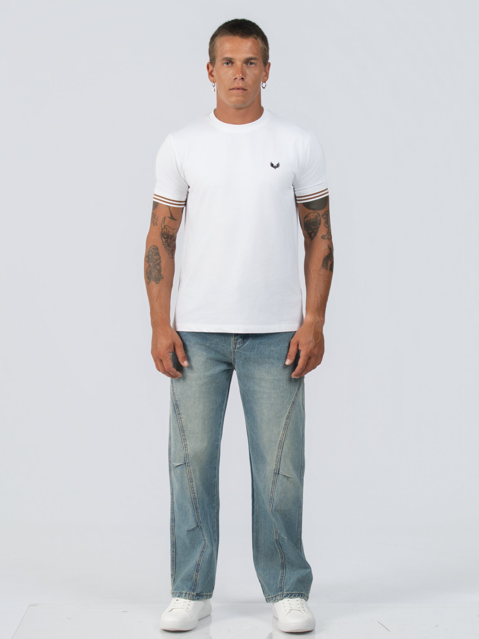 DEEDAT LOOSE STRAIGHT Fit Jeans - Blue