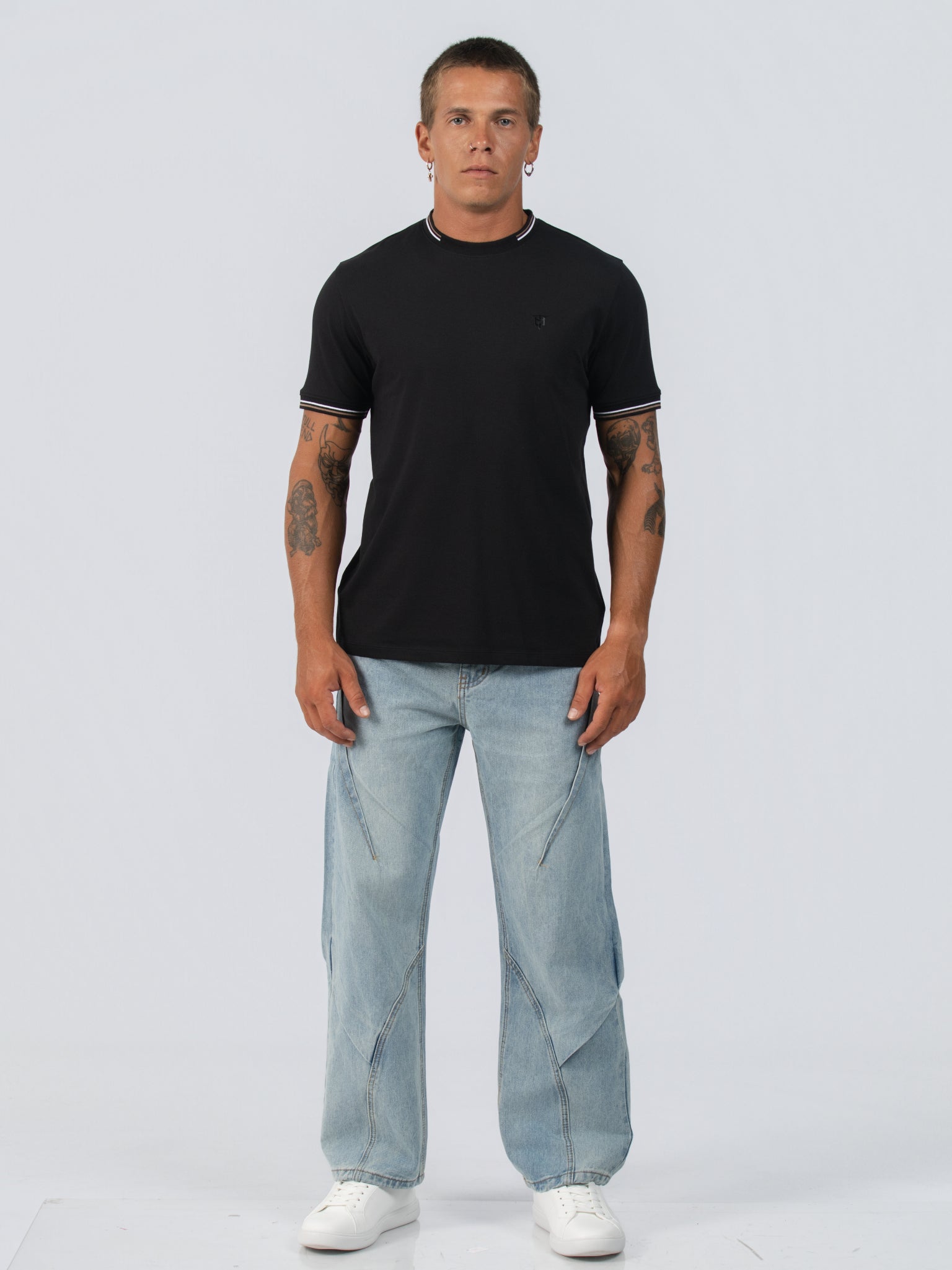 DEEDAT LOOSE STRAIGHT Fit Jeans - Blue