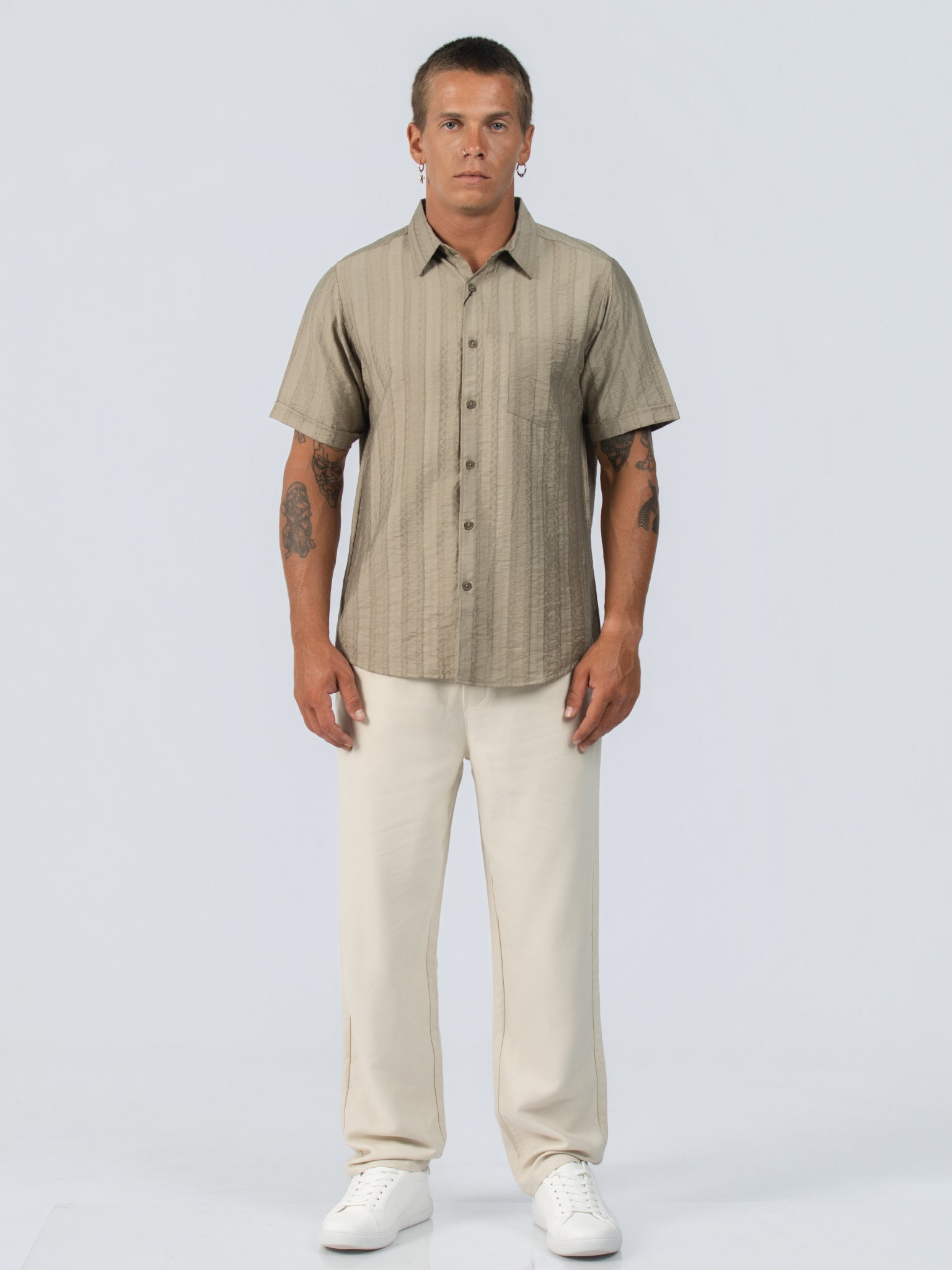 DEEDAT Oversized Bottom - Beige