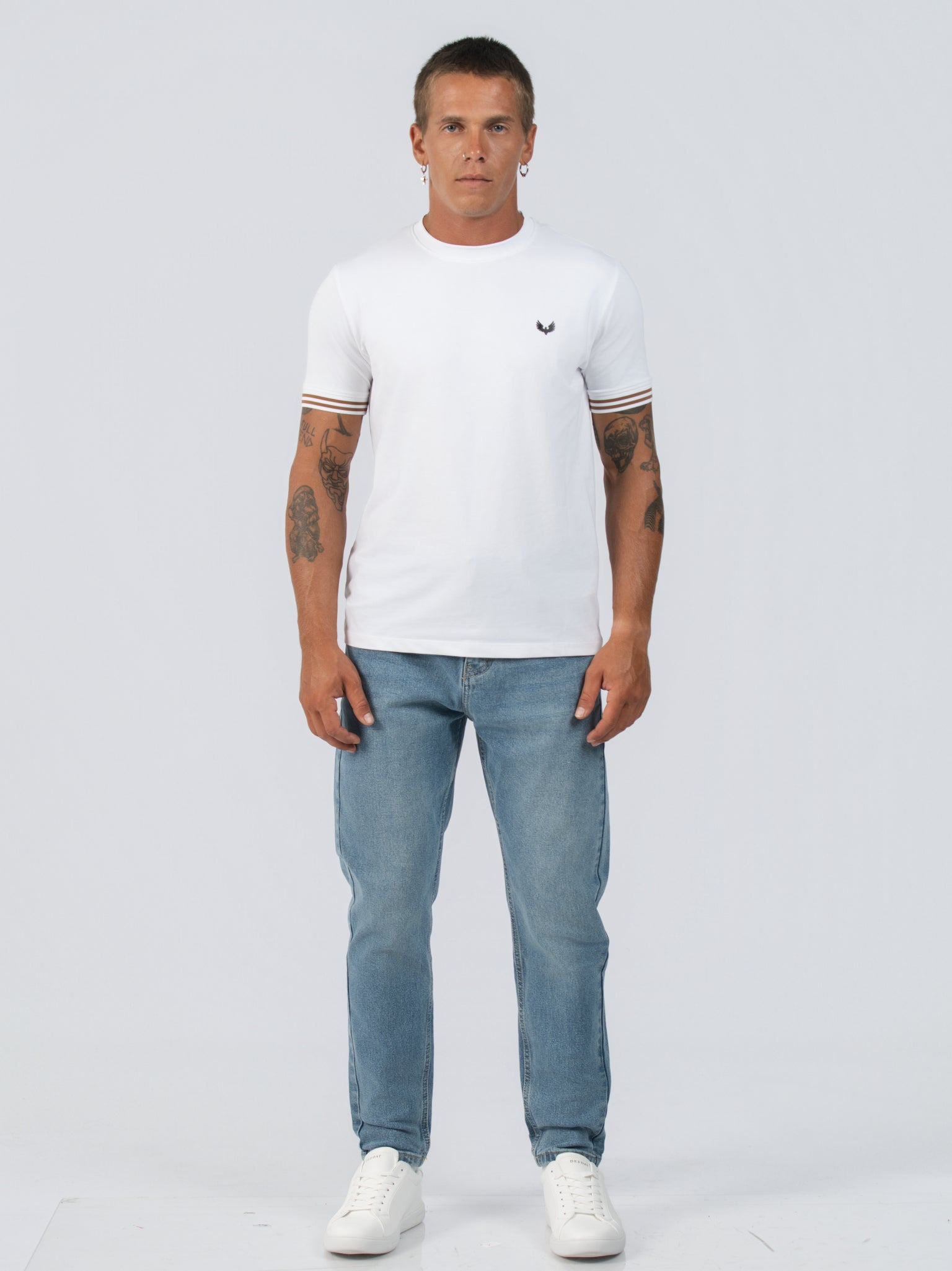 DEEDAT Tapered Fit Jeans - Blue