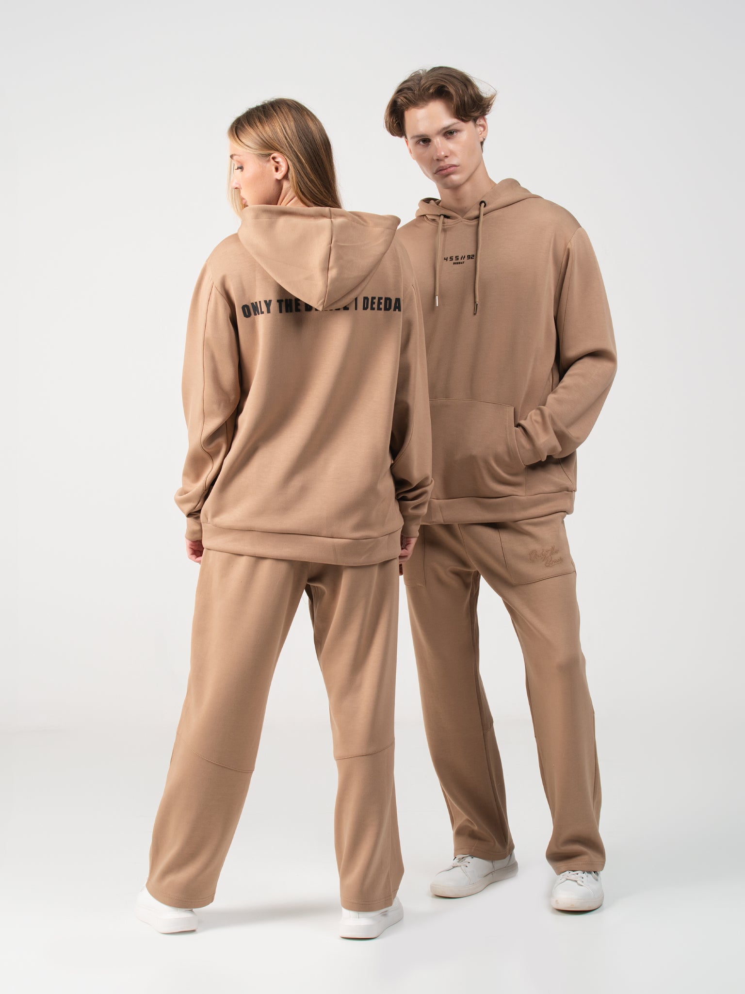 DEEDAT MNML WRLD Hoodie - Khaki
