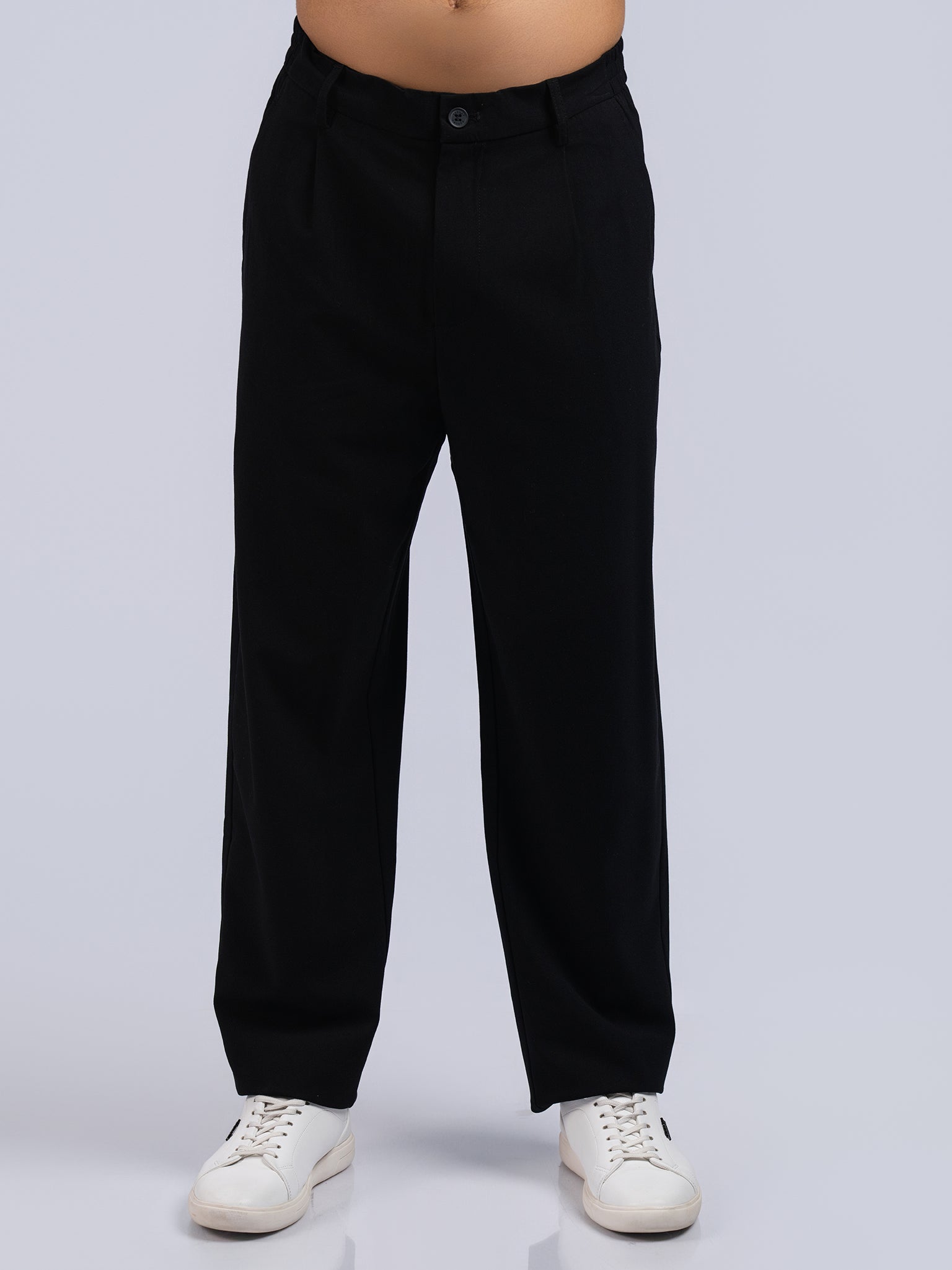 DEEDAT Loose Casual Pant - Black
