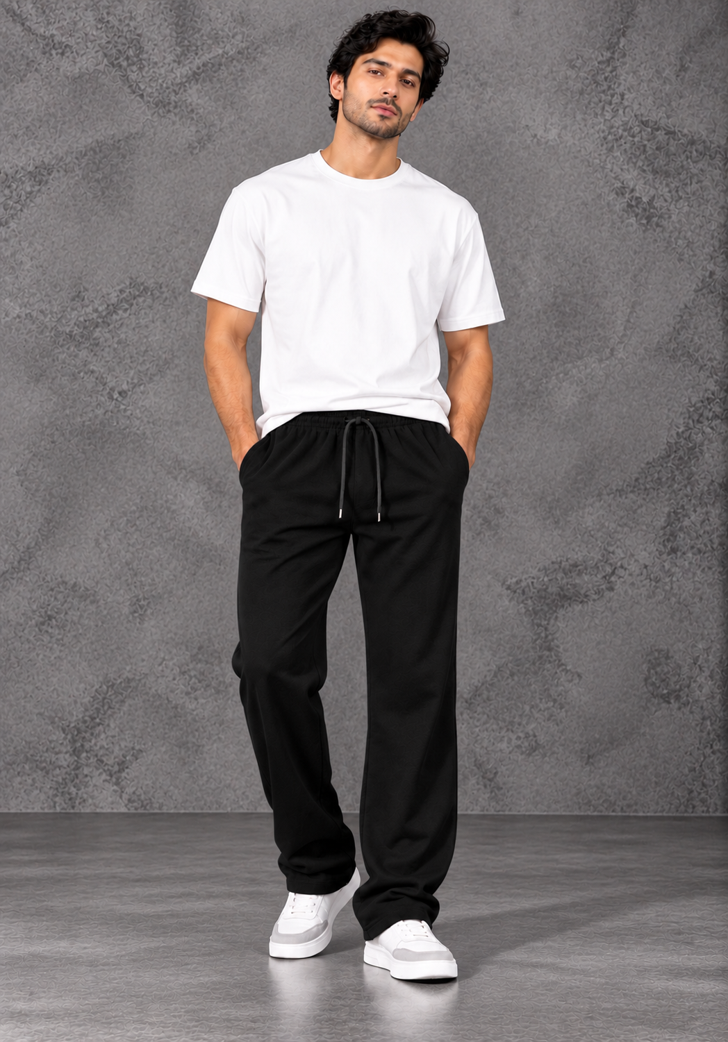 DEEDAT EAZY Comfort Fit Men's Casual Pant - Black
