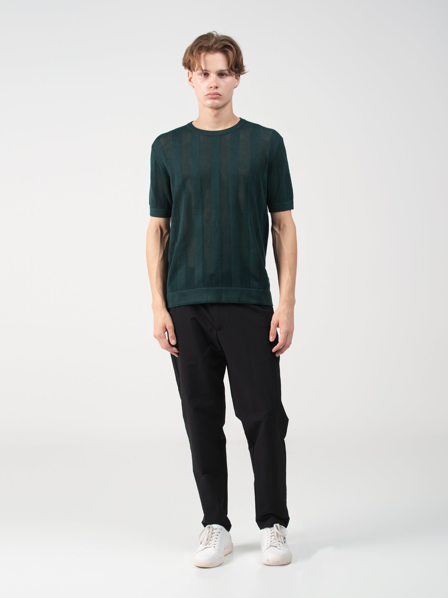 DEEDAT PORTOFINO Short Sleeve Regular Fit Tee Shirt - Green